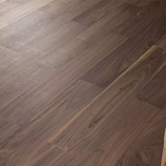 wide plank; American walnut; engineered wood