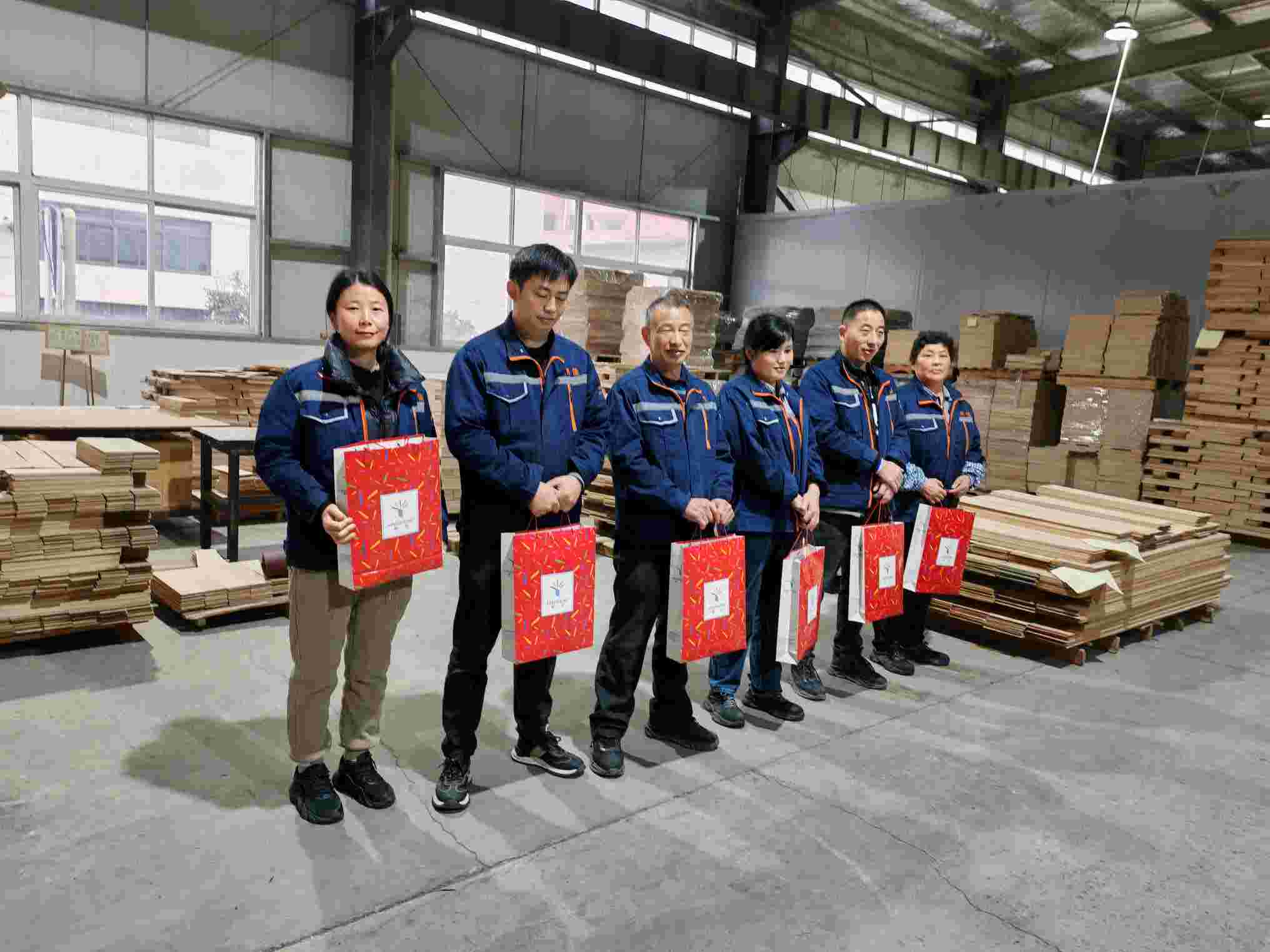 Sunhouse Floor celebrate workers' birthdays in november
