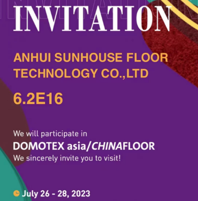 Welcome to visit us at 2023 DOMOTEX ASIA/CHINAFLOOR